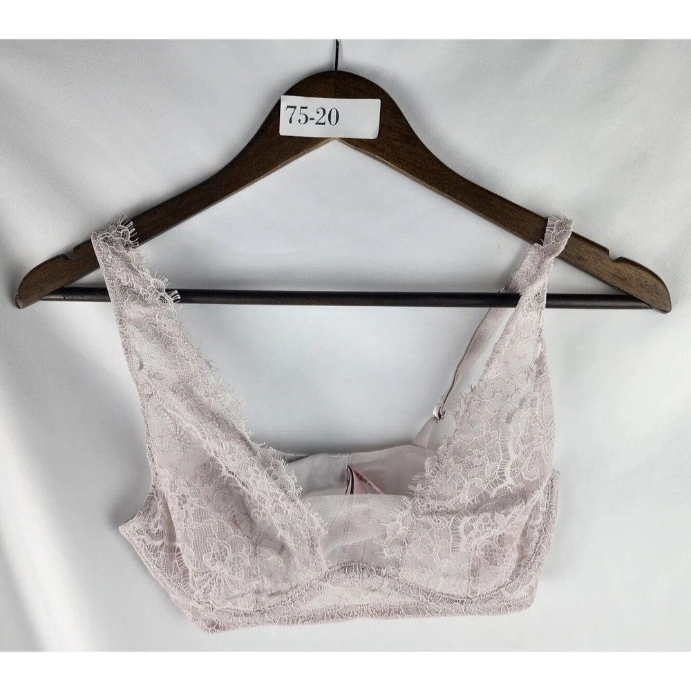 Victoria's Secret Dream Angel's Unlined Plunge Bra 34C Pink Used